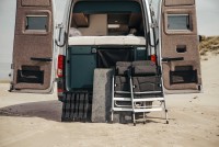 Rear storage bag + camping furniture set